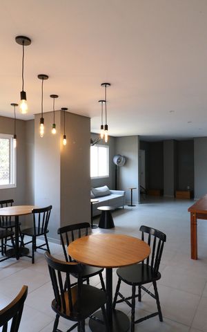 Apartamento à venda com 43m², 2 quartos e 1 vagaÁrea comum - Salão de festas