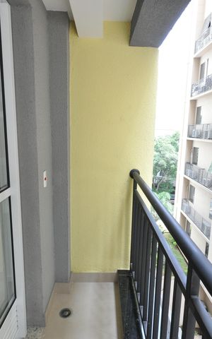 Studio para alugar com 28m², 1 quarto e sem vagaSacada da Sala/Cozinha