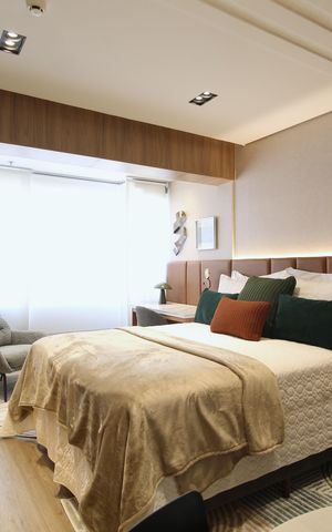Studio para alugar com 29m², 1 quarto e sem vagaSala/Quarto