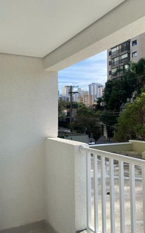 Apartamento à venda com 42m², 1 quarto e 1 vaga Apartamento à venda com 42m², 1 quarto e 1 vagaVaranda