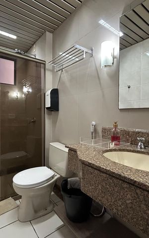 Apartamento para alugar com 59m², 1 quarto e 1 vaga Apartamento para alugar com 59m², 1 quarto e 1 vagaBanheiro
