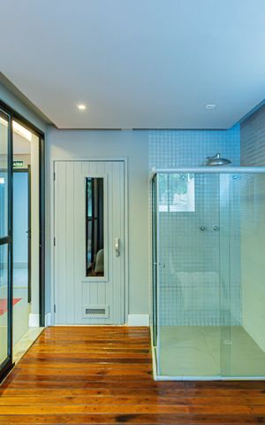 Studio para alugar com 60m², 1 quarto e 1 vaga Studio para alugar com 60m², 1 quarto e 1 vagaÁrea comum - Sauna