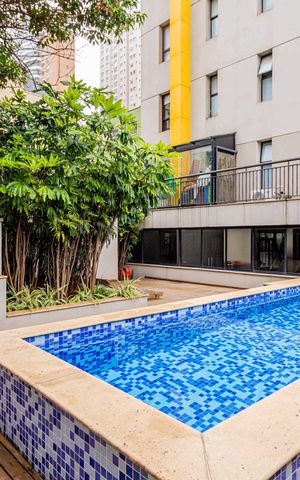 Studio para alugar com 60m², 1 quarto e 1 vaga Studio para alugar com 60m², 1 quarto e 1 vagaÁrea comum - Piscina