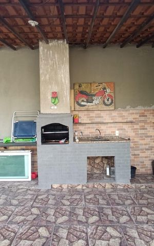 Casa para alugar com 120m², 2 quartos e 6 vagas Casa para alugar com 120m², 2 quartos e 6 vagasÁrea comum - Churrasqueira