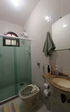 Casa para alugar com 120m², 2 quartos e 6 vagas Casa para alugar com 120m², 2 quartos e 6 vagasBanheiro Social