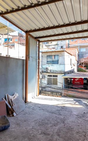 Casa à venda com 70m², 2 quartos e 1 vagaCobertura