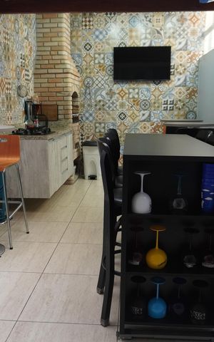 Casa à venda com 150m², 2 quartos e 2 vagasChurrasqueira