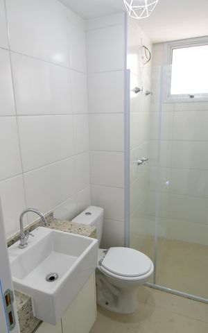 Apartamento à venda com 60m², 2 quartos e 1 vagaBanheiro Social