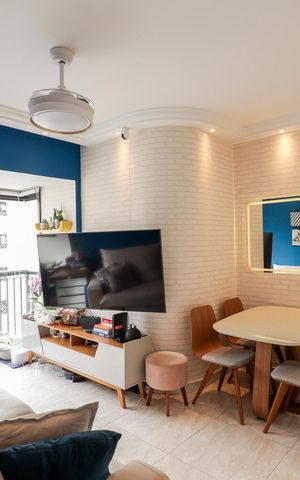 Apartamento à venda com 60m², 2 quartos e 2 vagas Apartamento à venda com 60m², 2 quartos e 2 vagasSala