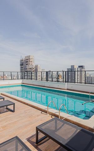 Apartamento para alugar com 35m², 1 quarto e sem vagaPiscina