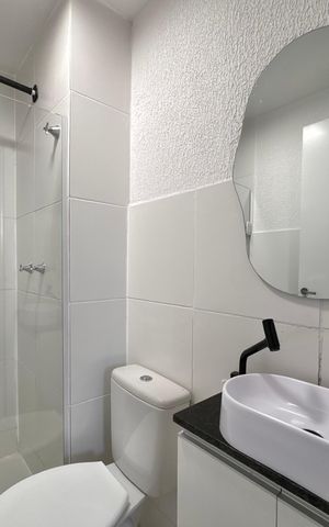 Apartamento à venda com 43m², 2 quartos e sem vaga Apartamento à venda com 43m², 2 quartos e sem vagaBanheiro