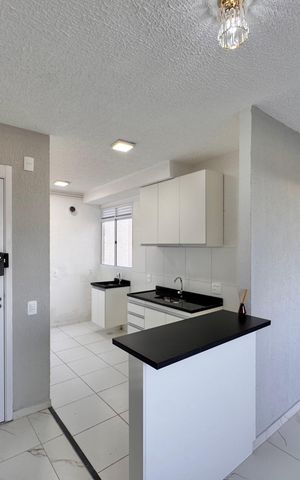 Apartamento à venda com 43m², 2 quartos e 1 vaga Apartamento à venda com 43m², 2 quartos e 1 vagaCozinha e Área de Serviço