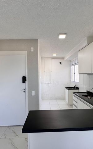 Apartamento à venda com 43m², 2 quartos e 1 vaga Apartamento à venda com 43m², 2 quartos e 1 vagaCozinha e Área de Serviço