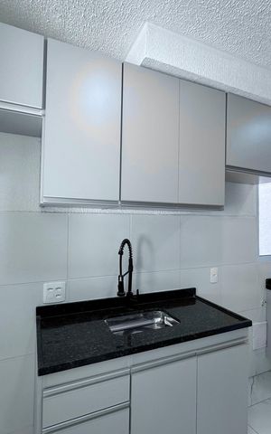 Apartamento à venda com 43m², 2 quartos e 1 vaga Apartamento à venda com 43m², 2 quartos e 1 vagaCozinha e Área de Serviço
