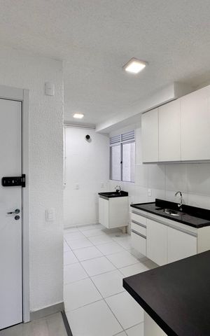 Apartamento à venda com 43m², 2 quartos e 1 vaga Apartamento à venda com 43m², 2 quartos e 1 vagaSala - Cozinha