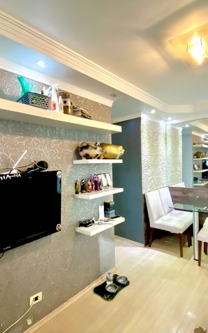 Apartamento à venda com 45m², 2 quartos e 1 vaga Apartamento à venda com 45m², 2 quartos e 1 vagaSala