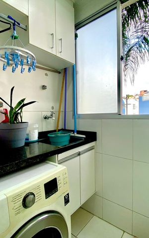 Apartamento à venda com 45m², 2 quartos e 1 vaga Apartamento à venda com 45m², 2 quartos e 1 vagaÁrea de Serviço