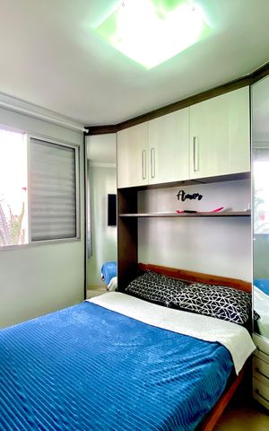 Apartamento à venda com 45m², 2 quartos e 1 vaga Apartamento à venda com 45m², 2 quartos e 1 vagaQuarto 1