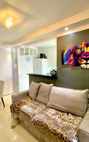 Apartamento à venda com 45m², 2 quartos e 1 vaga Apartamento à venda com 45m², 2 quartos e 1 vagaSala