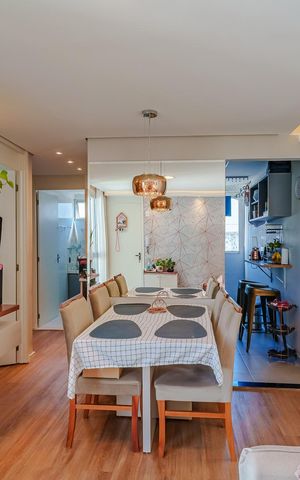 Apartamento à venda com 44m², 2 quartos e 1 vagaSala