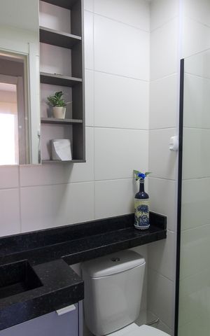 Apartamento à venda com 32m², 2 quartos e sem vaga Apartamento à venda com 32m², 2 quartos e sem vagaBanheiro