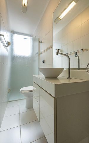 Apartamento para alugar com 138m², 2 quartos e 1 vaga Apartamento para alugar com 138m², 2 quartos e 1 vagaBanheiro social