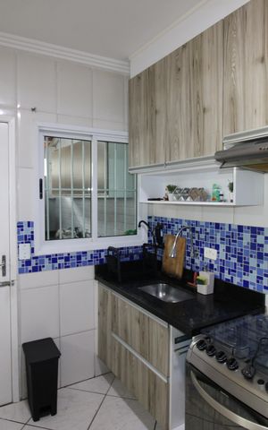 Casa de condomínio à venda com 67m², 2 quartos e 1 vagaCozinha