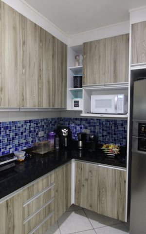 Casa de condomínio à venda com 67m², 2 quartos e 1 vagaCozinha