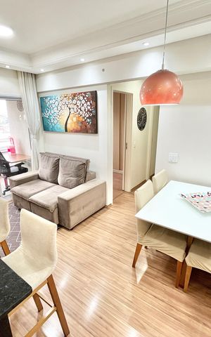 Apartamento à venda com 52m², 2 quartos e 1 vaga Apartamento à venda com 52m², 2 quartos e 1 vagaSala