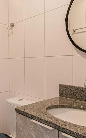 Apartamento para alugar com 34m², 1 quarto e sem vaga Apartamento para alugar com 34m², 1 quarto e sem vagaBanheiro