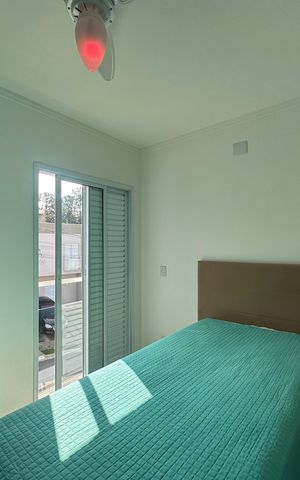 Casa de condomínio à venda com 57m², 2 quartos e 2 vagasSuíte 1