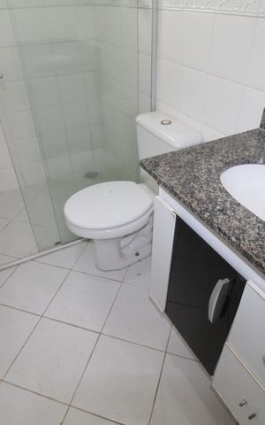 Casa de condomínio para alugar com 60m², 2 quartos e 2 vagasBanheiro