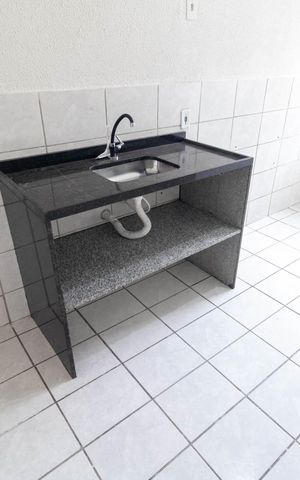 Apartamento para alugar com 57m², 2 quartos e 1 vaga Apartamento para alugar com 57m², 2 quartos e 1 vagaCozinha e Área de Serviço
