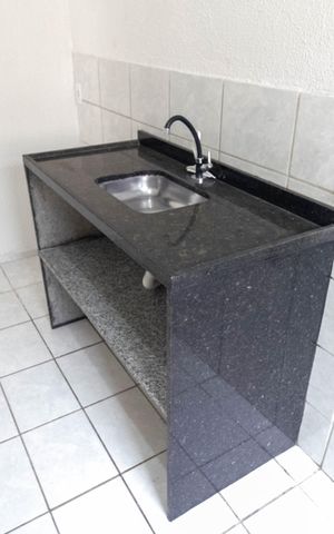 Apartamento para alugar com 57m², 2 quartos e 1 vaga Apartamento para alugar com 57m², 2 quartos e 1 vagaCozinha e Área de Serviço