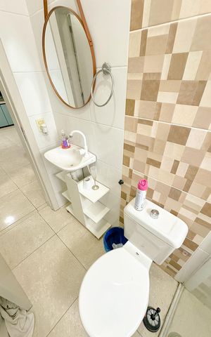 Apartamento para alugar com 64m², 2 quartos e 1 vagaBanheiro