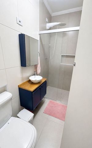 Casa à venda com 100m², 3 quartos e 2 vagasBanheiro da Suíte 