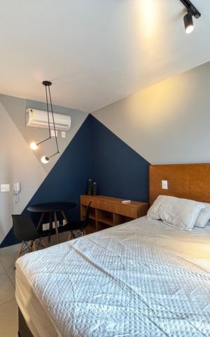 Studio para alugar com 26m², 1 quarto e sem vaga Studio para alugar com 26m², 1 quarto e sem vagaStudio