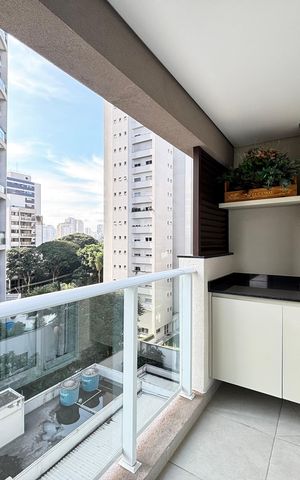 Studio para alugar com 26m², 1 quarto e sem vaga Studio para alugar com 26m², 1 quarto e sem vagaVaranda
