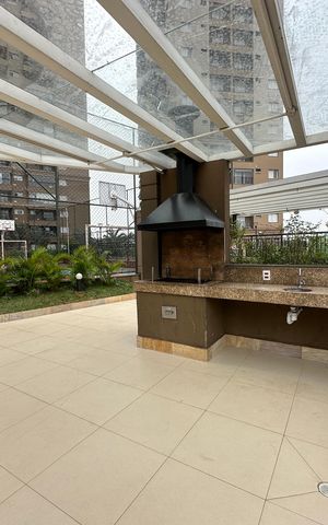 Apartamento para alugar com 77m², 3 quartos e 2 vagas Apartamento para alugar com 77m², 3 quartos e 2 vagasÁrea comum - Churrasqueira
