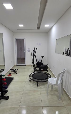 Apartamento para alugar com 48m², 1 quarto e 1 vaga Apartamento para alugar com 48m², 1 quarto e 1 vagaÁrea comum - Academia
