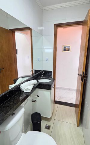 Apartamento para alugar com 48m², 1 quarto e 1 vaga Apartamento para alugar com 48m², 1 quarto e 1 vagaBanheiro