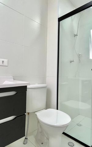 Apartamento à venda com 24m², 1 quarto e sem vaga Apartamento à venda com 24m², 1 quarto e sem vagaBanheiro da Suíte