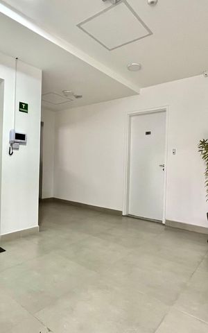 Apartamento à venda com 24m², 1 quarto e sem vaga Apartamento à venda com 24m², 1 quarto e sem vagaHall social