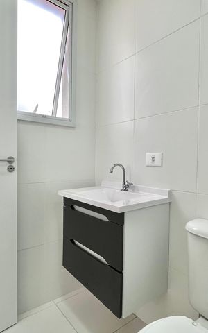 Apartamento à venda com 24m², 1 quarto e sem vaga Apartamento à venda com 24m², 1 quarto e sem vagaBanheiro da Suíte