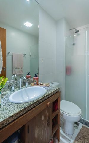 Apartamento à venda com 78m², 3 quartos e 1 vagaBanheiro