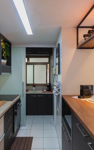 Apartamento à venda com 78m², 3 quartos e 1 vagaCozinha e Área de Serviço