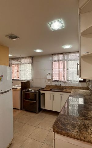 Apartamento à venda com 120m², 3 quartos e 2 vagas Apartamento à venda com 120m², 3 quartos e 2 vagasCozinha e Área de Serviço