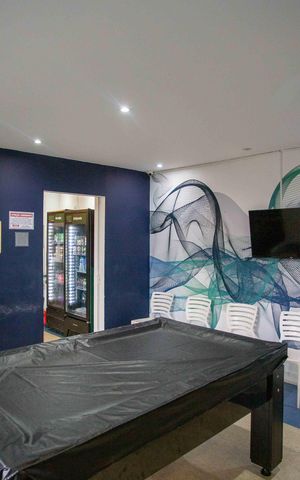 Apartamento à venda com 43m², 2 quartos e sem vagaSalão de jogos