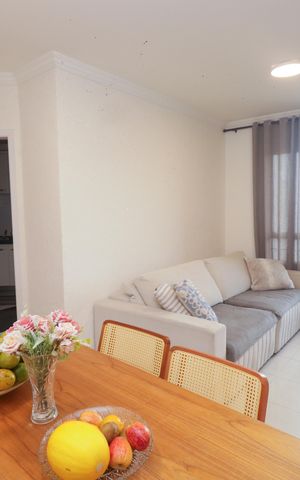 Apartamento à venda com 60m², 3 quartos e 1 vaga Apartamento à venda com 60m², 3 quartos e 1 vagaSala