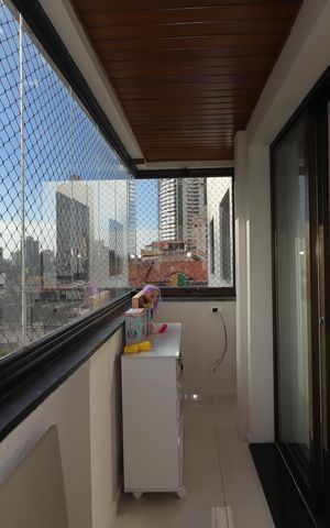 Apartamento à venda com 140m², 3 quartos e 2 vagasVaranda Gourmet